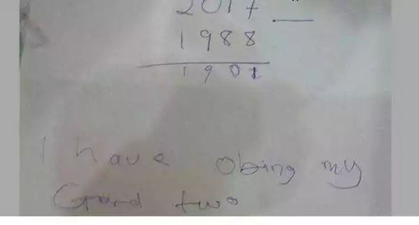 Kogi teacher fails simple arithmetic and writing test during screening exercise